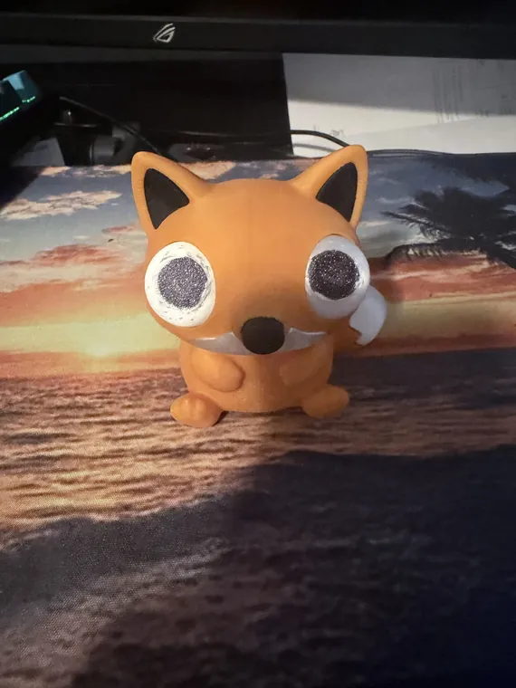 Fox figure &mdash; 3D printed by BrokenITguy CustomWorks