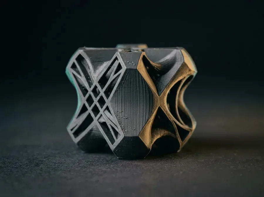 A 3D-printed engineering prototype part